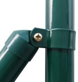 VidaXL Euro hek 10x0,8 m staal groen