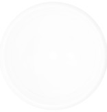 VidaXL Wastafel rond 40x15 cm keramiek wit