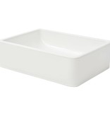 VidaXL Wastafel wit 41x30x12 cm keramiek