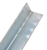 VidaXL Grondanker L-vormig 5x5x50 cm gegalvaniseerd staal 12 st