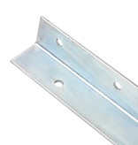 VidaXL Grondanker L-vormig 5x5x50 cm gegalvaniseerd staal 2 st