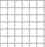VidaXL Draadhek geweven gaas 100x85 cm 31x31x3 mm roestvrij staal
