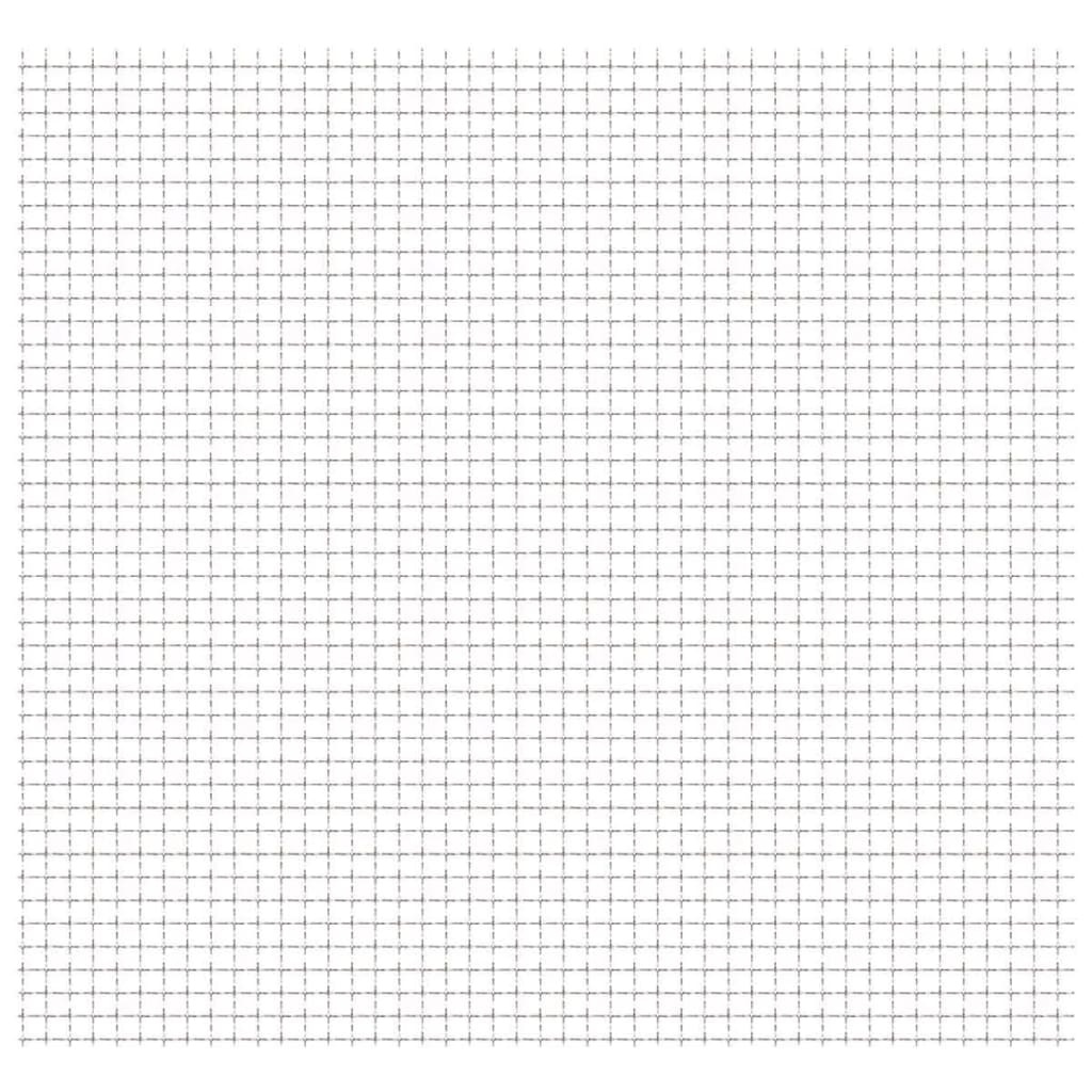 VidaXL Draadhek geweven gaas 100x85 cm 21x21x2,5 mm roestvrij staal