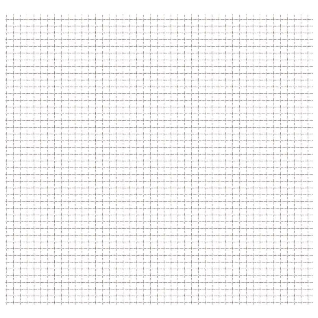 VidaXL Draadhek geweven gaas 100x85 cm 11x11x2 mm roestvrij staal