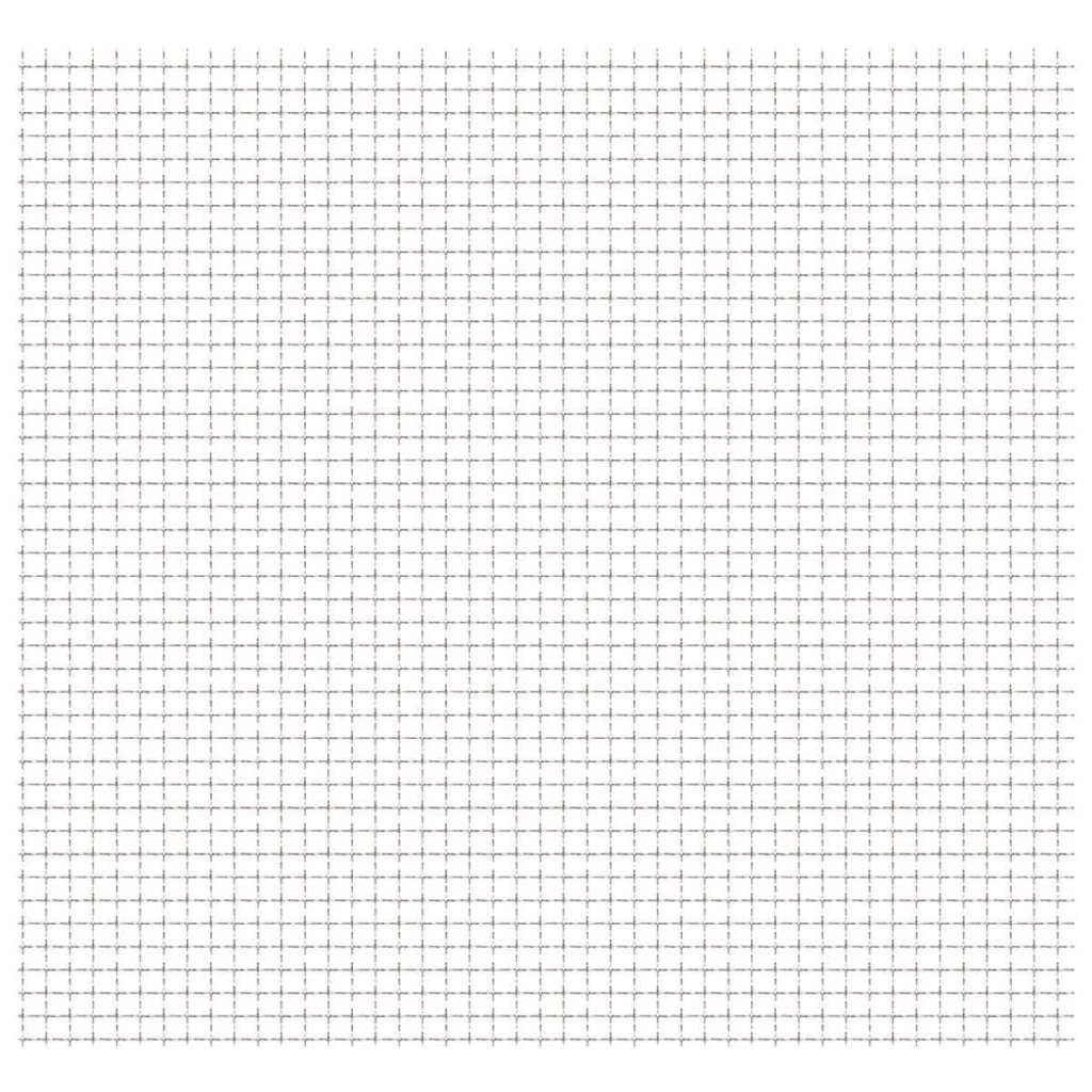VidaXL Draadhek geweven gaas 50x50 cm 11x11x2 mm roestvrij staal