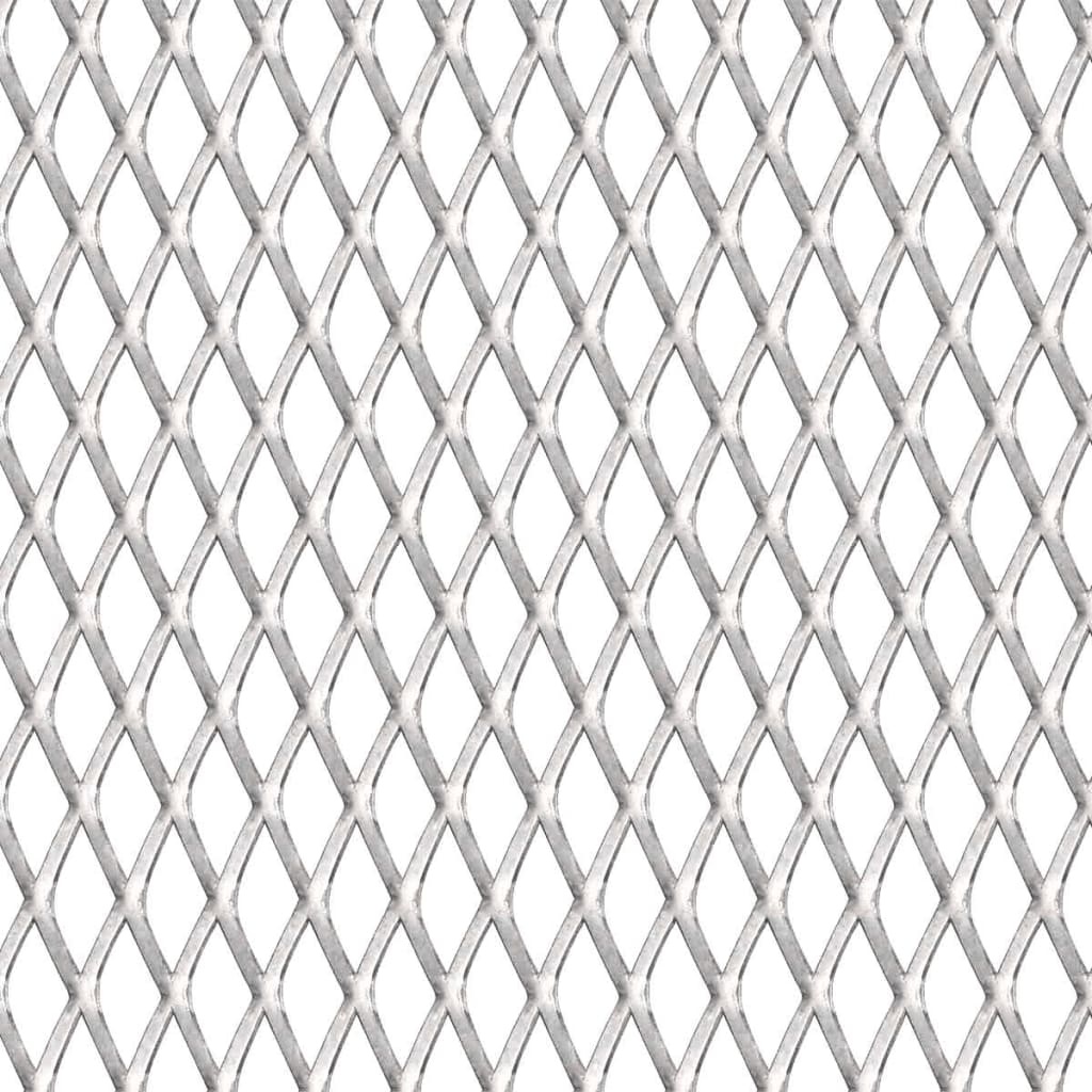 VidaXL Draadhek 50x50 cm 30x17x2,5 mm roestvrij staal