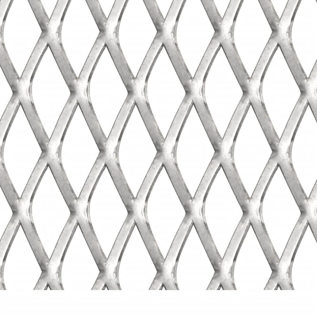 VidaXL Draadhek 50x50 cm 30x17x2,5 mm roestvrij staal