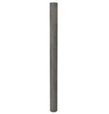 VidaXL Gaas 100x500 cm roestvrij staal zilverkleurig