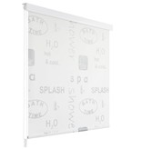 vidaXL Rolgordijn voor douche 120x240 cm splash