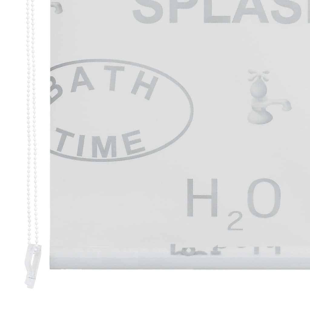 VidaXL Rolgordijn voor douche 120x240 cm splash