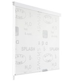 VidaXL Rolgordijn voor douche 100x240 cm splash