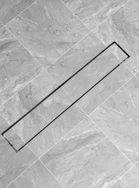 VidaXL Doucheputje rechthoekig 730 x 140 mm roestvrij staal