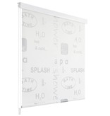 vidaXL Rolgordijn voor douche 140x240 cm splash