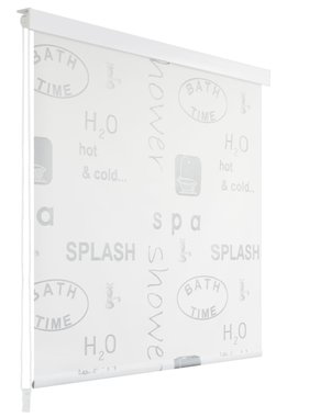 VidaXL Rolgordijn voor douche 140x240 cm splash