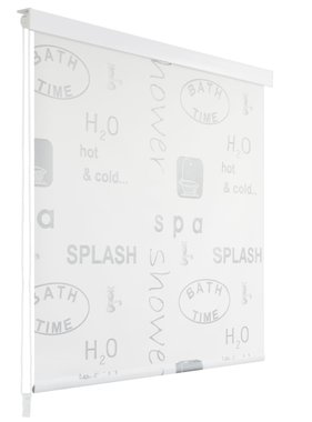 vidaXL Rolgordijn voor douche 140x240 cm splash