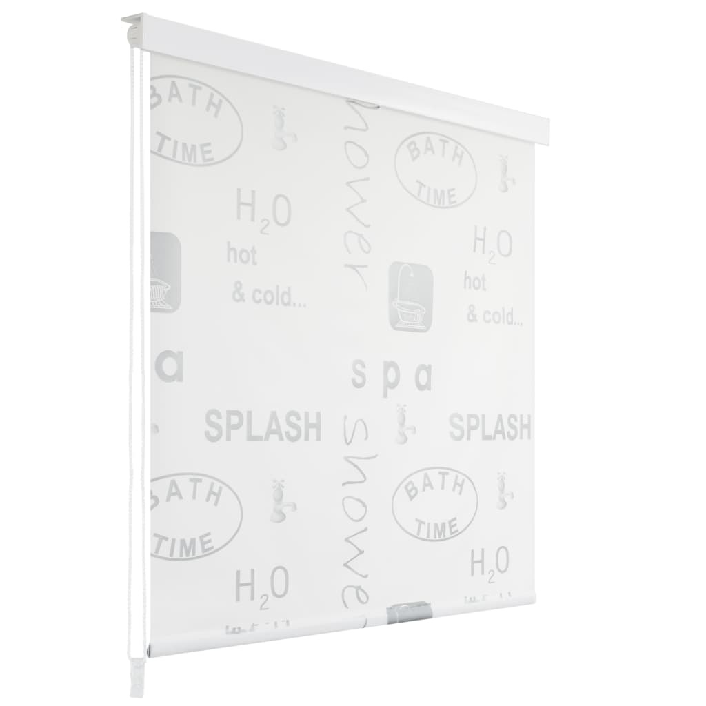 vidaXL Rolgordijn voor douche 140x240 cm splash