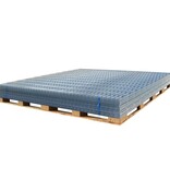 VidaXL Dubbelstaafmat 2,008x0,83 m zilverkleurig