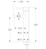 vidaXL Badkamer mengkraan messing