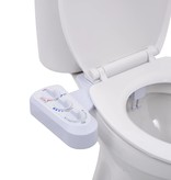 VidaXL Bidetaansluiting voor toiletbril met dubbel mondstuk