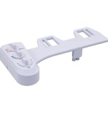 VidaXL Bidetaansluiting voor toiletbril met dubbel mondstuk