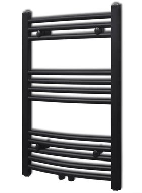 VidaXL Radiator/handdoekenrek curve zwart 500x764 mm
