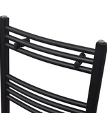 VidaXL Radiator/handdoekenrek curve zwart 500x764 mm