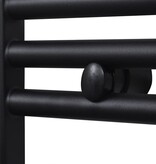 VidaXL Radiator/handdoekenrek curve zwart 500x764 mm