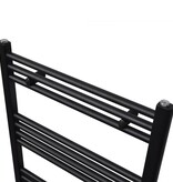 VidaXL Radiator/handdoekenrek recht zwart 600x1160 mm