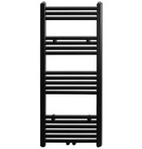 VidaXL Radiator/handdoekenrek recht zwart 500x1160 mm
