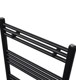 VidaXL Radiator/handdoekenrek recht zwart 500x1160 mm