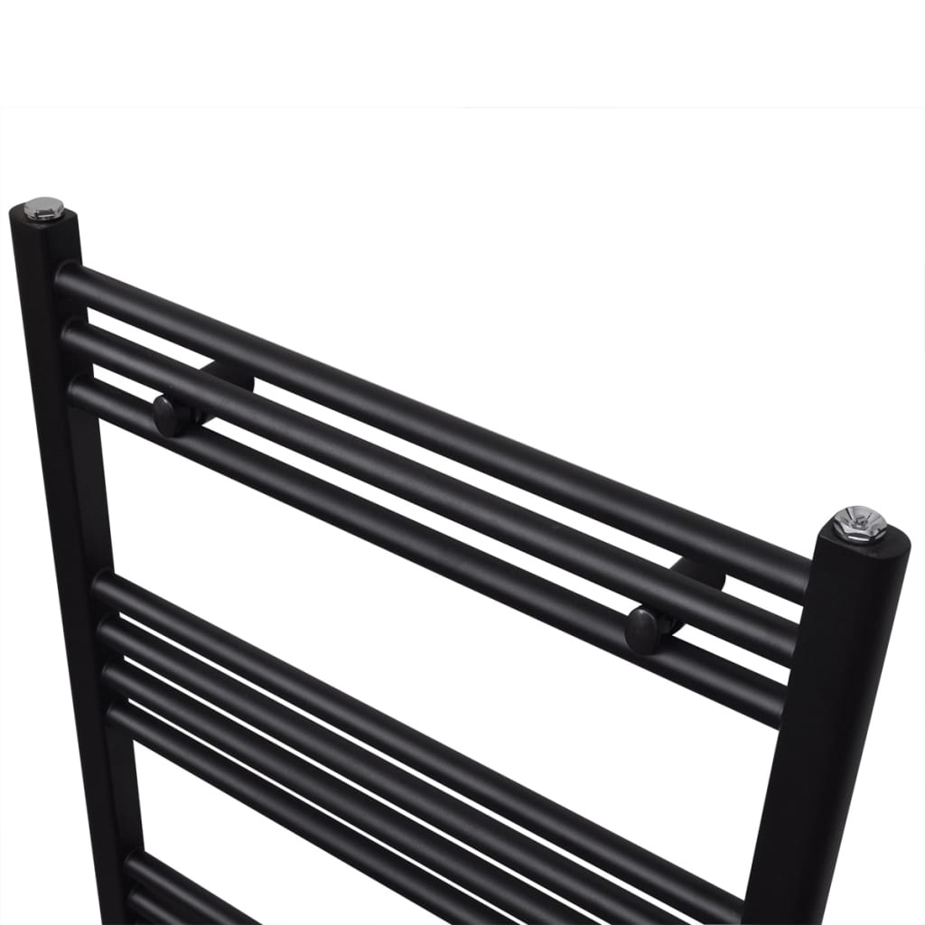 VidaXL Radiator/handdoekenrek recht zwart 500x764 mm