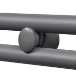 VidaXL Radiator/handdoekenrek recht grijs 500x764 mm