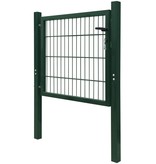 vidaXL 2D Poort (enkel) groen 106x130 cm