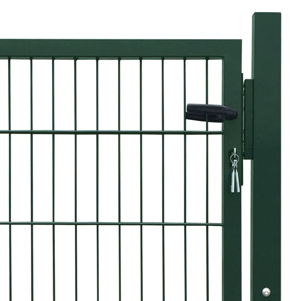 vidaXL 2D Poort (enkel) groen 106x130 cm