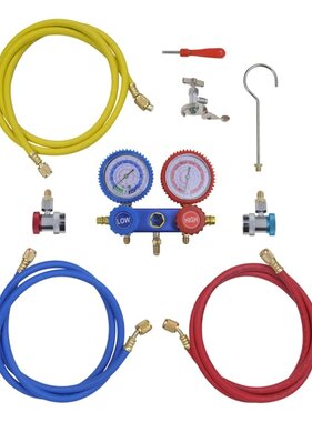 VidaXL Manometer 2-richtingen set in opbergkoffer