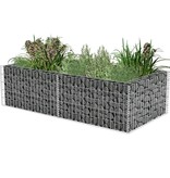 VidaXL Gabion plantenbak 180x90x50 cm gegalvaniseerd staal