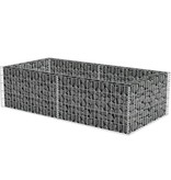 VidaXL Gabion plantenbak 180x90x50 cm gegalvaniseerd staal