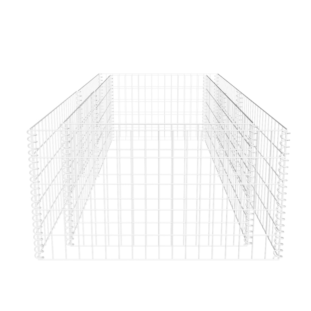 VidaXL Gabion plantenbak 180x90x50 cm gegalvaniseerd staal