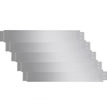 VidaXL Grasboord flexibel 100x15 cm 5 stuks gegalvaniseerd staal