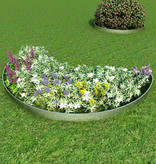 VidaXL Grasboord flexibel 100x15 cm 5 stuks gegalvaniseerd staal