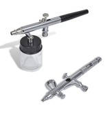 vidaXL Airbrush set met 2 pistolen