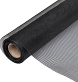 VidaXL Gaas 100x500 cm glasvezel zwart