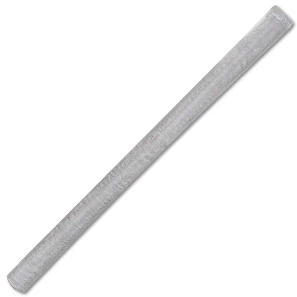VidaXL Gaas 100x500 cm aluminium zilverkleurig