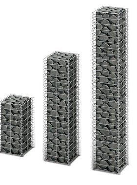VidaXL 3-delige Schanskorfset gegalvaniseerd draad