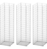 VidaXL 3-delige Schanskorfset 25x25x100 cm gegalvaniseerd draad