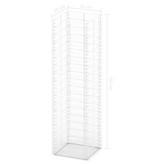 VidaXL 3-delige Schanskorfset 25x25x100 cm gegalvaniseerd draad