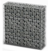 VidaXL Schanskorf met deksels 100x100x30 cm gegalvaniseerd draad
