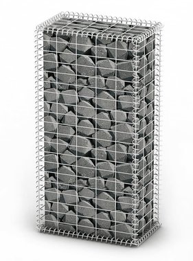 VidaXL Schanskorf met deksels 100x50x30 cm gegalvaniseerd draad
