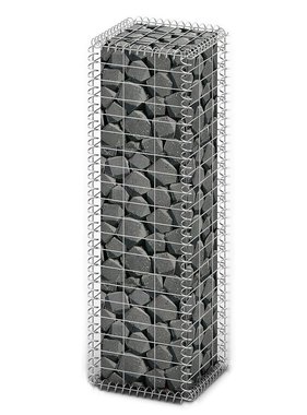 VidaXL Schanskorf met deksels 100x30x30 cm gegalvaniseerd draad