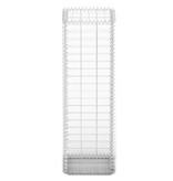 VidaXL Schanskorf met deksels 100x30x30 cm gegalvaniseerd draad